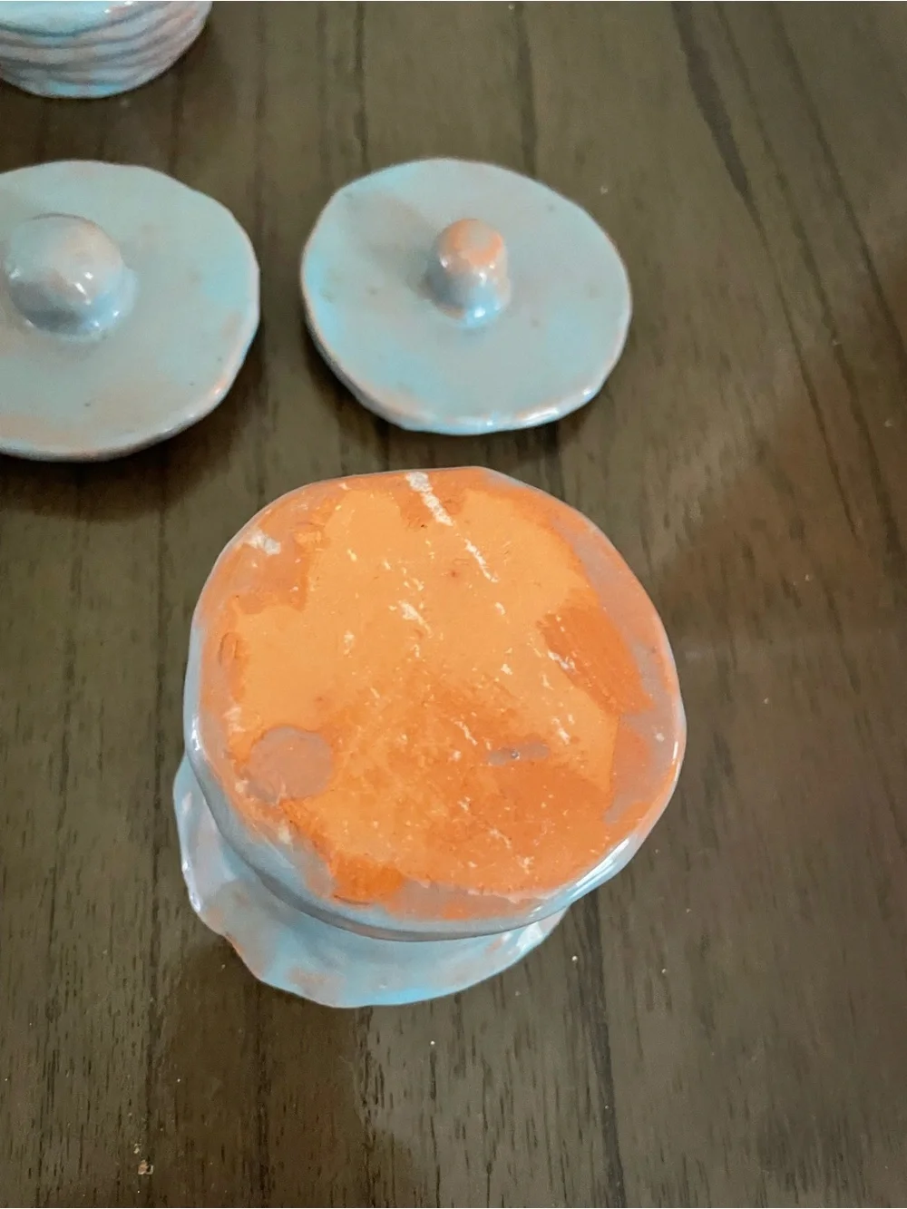 Handmade glazed ceramic